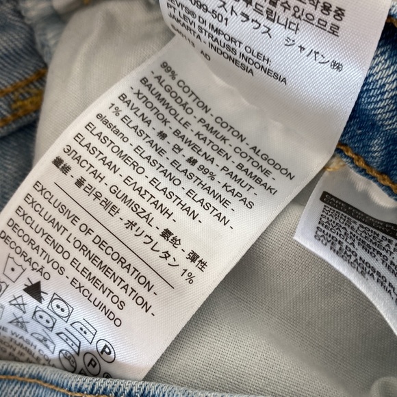 Levis Ribcage Straight Jeans with Knee Rips 32x32 - Picture 5 of 14